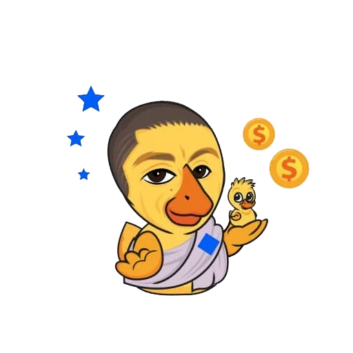 Стікер Telegram «Quack!» 😏