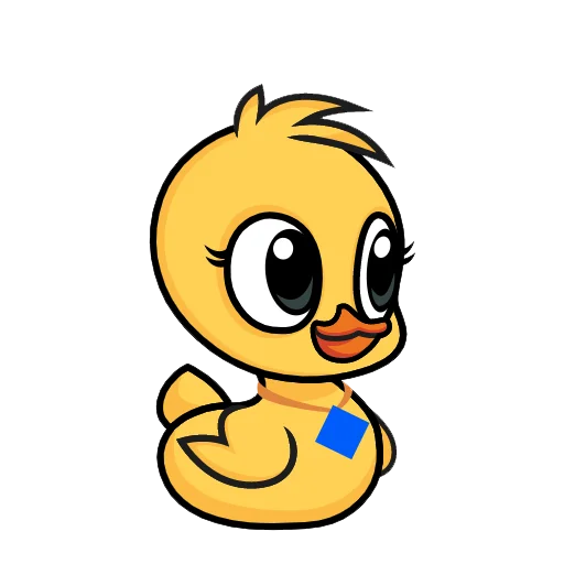 Telegram Sticker «Quack!» 😮