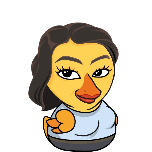 Стикер Telegram «Quack!» 🌹