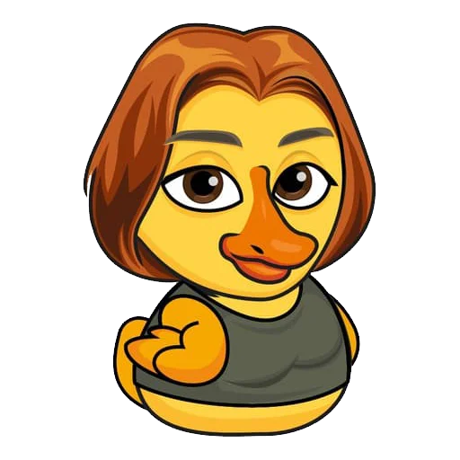 Telegram Sticker «Quack!» 🅱️