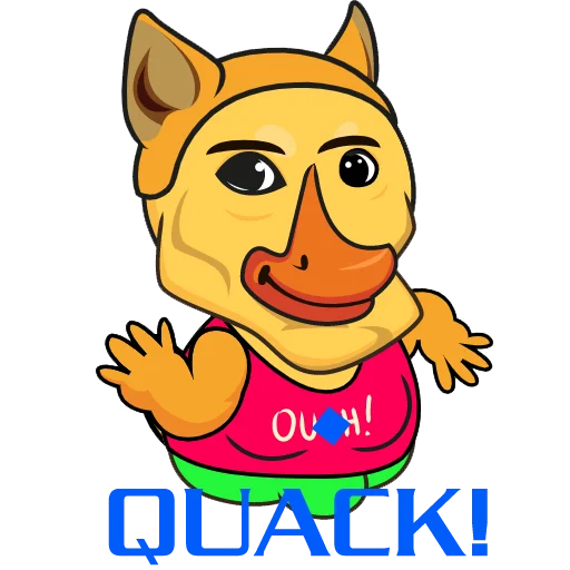 Telegram Sticker «Quack!» 🇷🇺