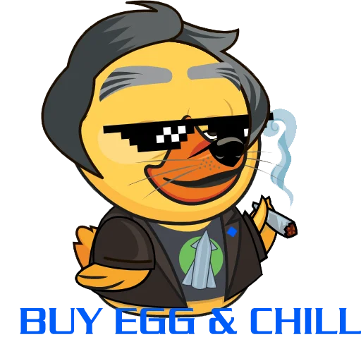 Стікер Telegram «Quack!» 🔵