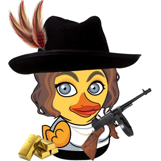 Telegram Sticker «Quack!» 💄