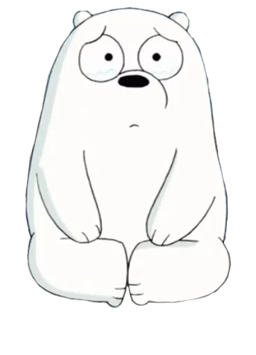 WBB - Ice Bear emoji 😢