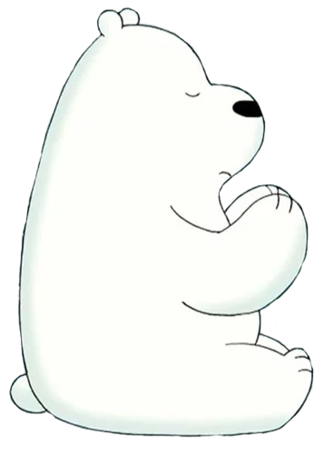 WBB - Ice Bear emoji 🙏
