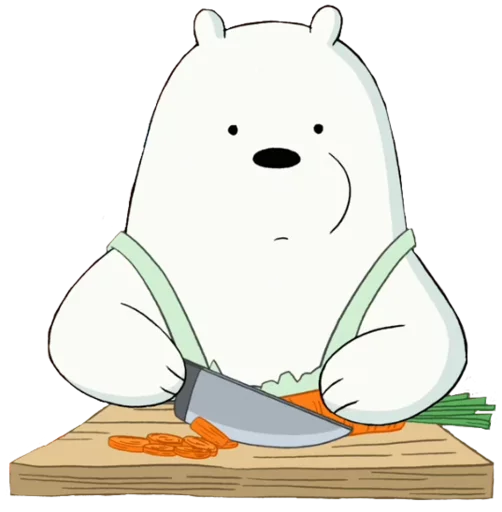 WBB - Ice Bear emoji 🔪