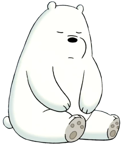 WBB - Ice Bear emoji 😔