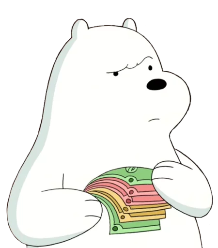 WBB - Ice Bear emoji 💵