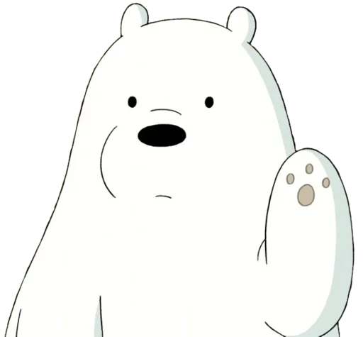 WBB - Ice Bear emoji ✋