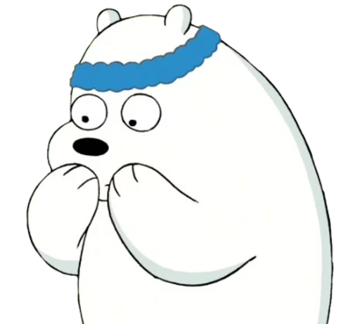 Эмодзи WBB - Ice Bear 🙊