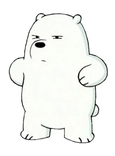 WBB - Ice Bear emoji 😠