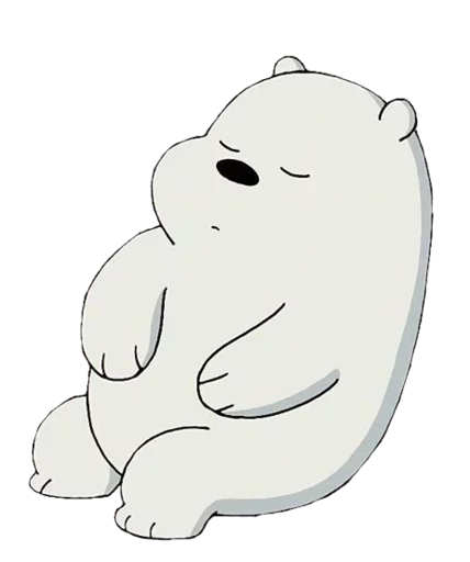 WBB - Ice Bear emoji 😴