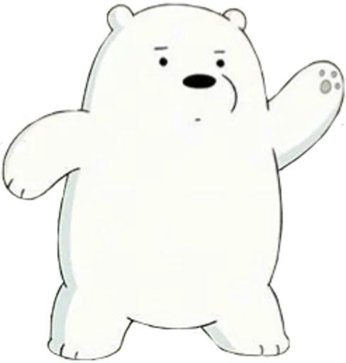 WBB - Ice Bear emoji 🖐