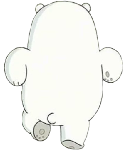 WBB - Ice Bear emoji 🤷‍♂️