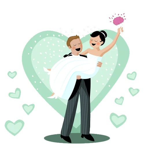 Telegram Sticker «Wedding» 💑