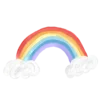 Telegram emoji «☁ Weather: ☁» 🌈