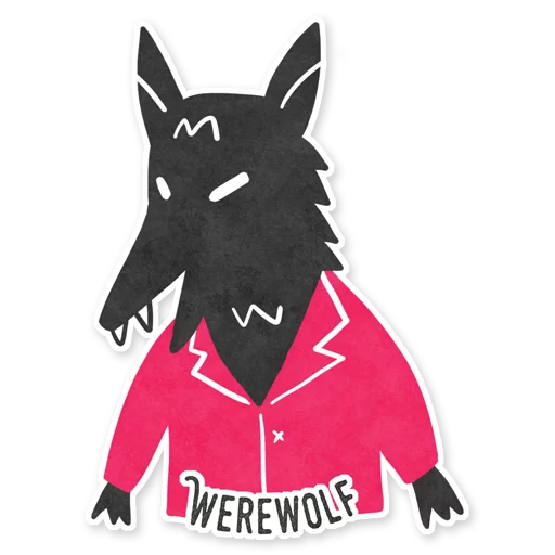 Telegram stiker «werewolf game cards» ?