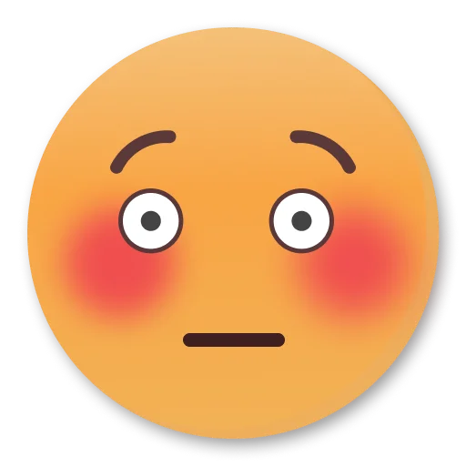 Стикер Weird Flushed Emojis 😳 😳