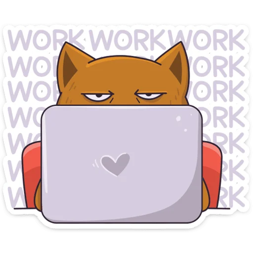 Telegram stiker «Девочка-Панда и кот Барсик» 👀