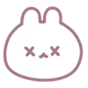 White Cutie Krol emoji 🐰