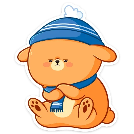 Telegram Sticker «Зимний Пудинг» 😡