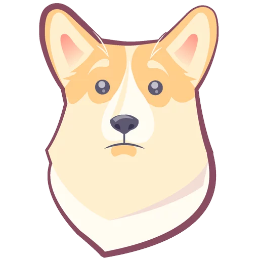 Telegram stiker «КОРГИ Пёс » 🐶