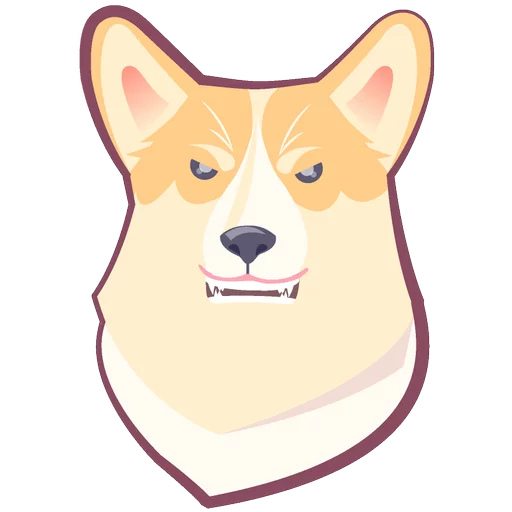 Telegram stiker «КОРГИ Пёс» 🐶