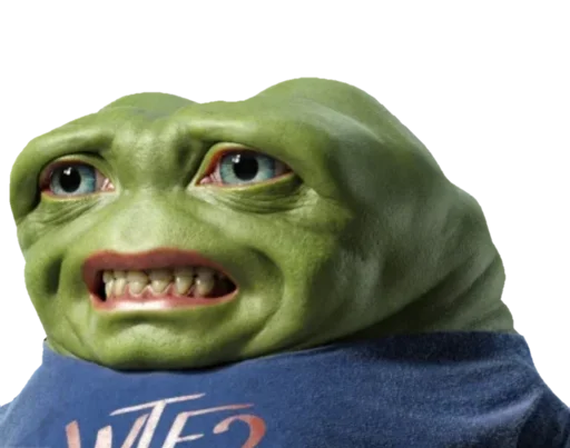Telegram Sticker «Pepe memes» 😕