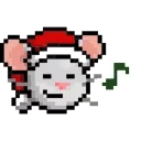 Telegram emoji Xmas Mouse