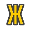 Telegram emojisi «Yellow & Gray Alphabet» 🟡