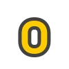 Telegram emoji «Yellow & Gray Alphabet» 🟡