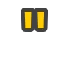 Эмодзи Telegram «Yellow & Gray Alphabet» 🟡