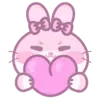 Telegram emoji Cute bunnies