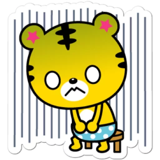 Telegram stiker «Yango The Baby Tiger » 😵