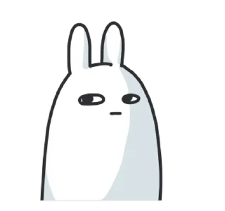 Bunny 🐇 emoji 😒