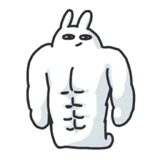 Bunny 🐇 stiker 💪