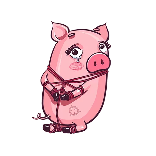 Telegram stiker «Год Свиньи» 🐷