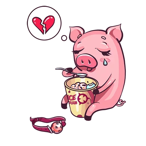 Telegram Sticker «Год Свиньи » 🐷