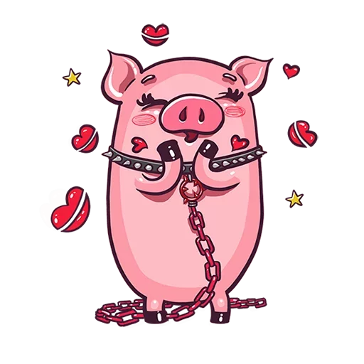 Telegram Sticker «Год Свиньи» 🐷