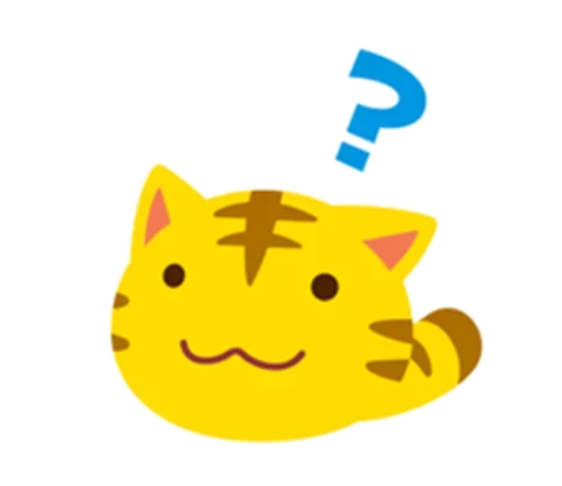 Yellow Kitten  sticker 😚
