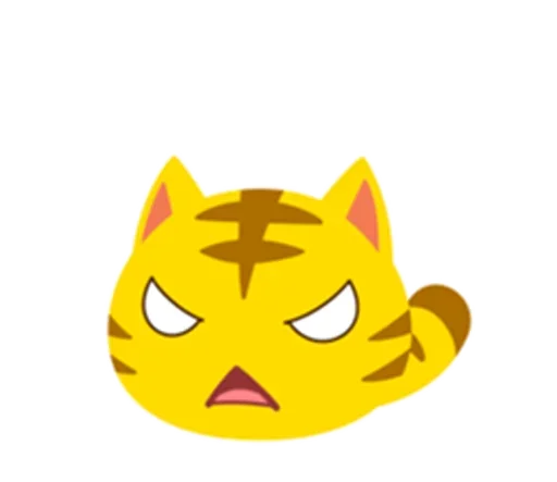 Telegram Sticker «Yellow Kitten » 🧐
