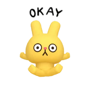 Yellow Rabbit emoji 👍