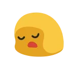 Yellowmoji emoji 😴