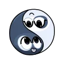 Ying & Yang emoji ☯