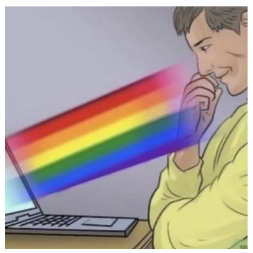 Стикер Telegram «You Are Gay» 🏳️‍🌈