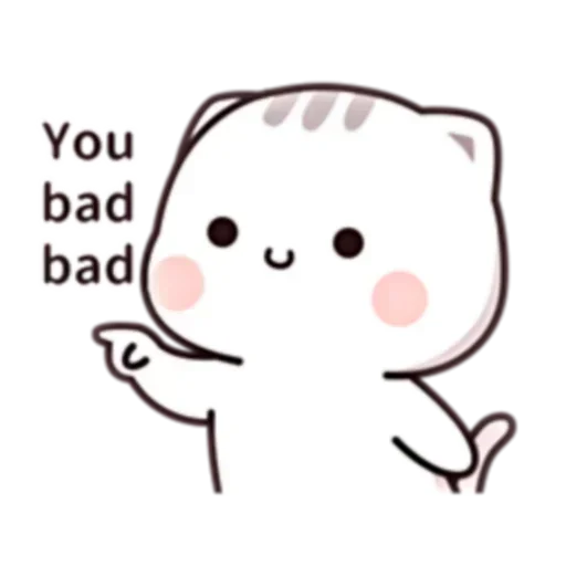 Telegram Sticker «You Bad Bad» 😒