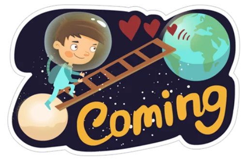 Young Love in Space ? stiker 💕