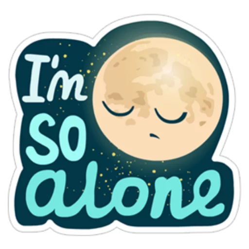 Telegram stiker «Young Love in Space ?» 🌝