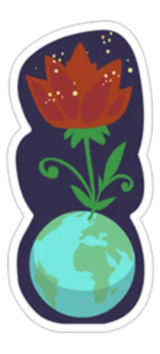Young Love in Space ?  sticker 🌹