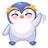 Telegram emoji «Пингвинчик Юки» 🙋